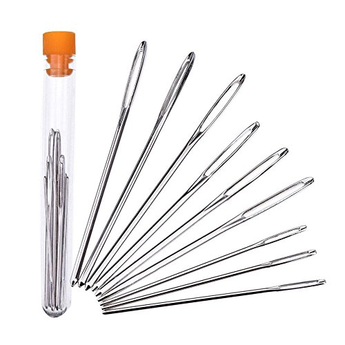 Magic ricamo penna punch Needle, ricamo set penna ricamo Stitching punch set Craft strumento per ricamo Threaders fai da te cucito, plastica, C, Standard - 6