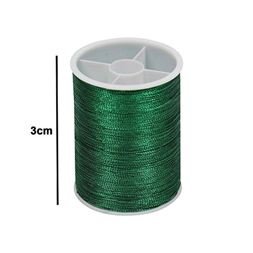 Kurtzy Fili Metallici Ricamo – 20 overlock filo – Filo Poliestere per Cucito in Colori Assortiti per Ricamo, quilting – Ideale Cucito a Macchina o a Mano – Miglior Kit per Uomini, Donne e Bambini - 4