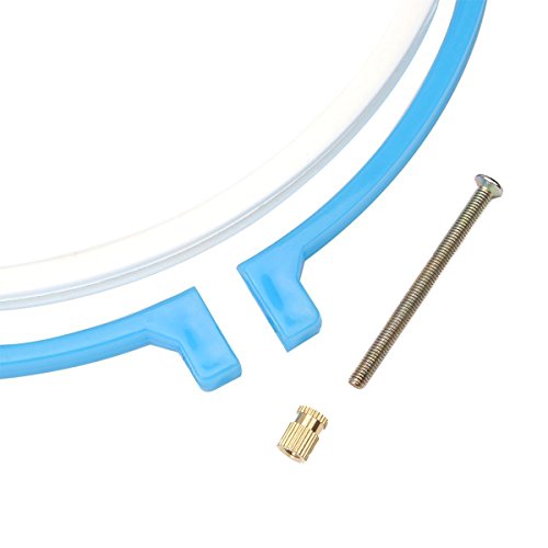 Tankerstreet, telaio rotondo per ricamo e cucito, in legno naturale di bambù, set cerchio punto croce, artigianale, 4 misure Plastic - 3