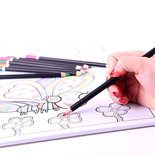 MONT MARTE Set Pittura Premium Deluxe – 174 Pezzi – Set Disegno di alta qualità – Elegante Valigia di Legno – Kit completo Mixed Media – Perfetto per Bambini, Principianti, Professionisti e Artisti - 5