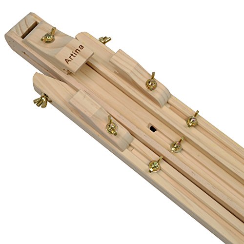 Artina Cavalletto pittura da campagna Malaga per artisti pittori accademia belle arti legno massello di pino portatile - 6