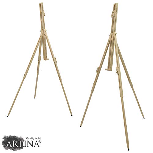 Artina Cavalletto pittura da campagna Malaga per artisti pittori accademia belle arti legno massello di pino portatile - 8