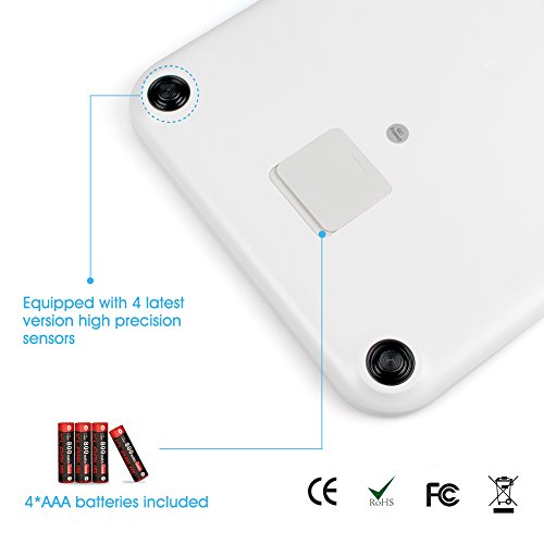 Bilancia Impedenziometrica RENPHO Bilancia Diagnostica Digitale Wireless per IOS e Android,Bluetooth Bilancia Digitale da Bagno, Grasso Corporeo Bilancia, Bilancia Pesa Persona Digitale,Massa Grassa - 7
