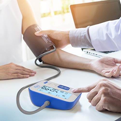 Misuratore di Pressione da Braccio, Lovia Digitale Misuratore di Pressione, Misurare Sanguigna Pressione e frequenza cardiaca,Grande Schermo LCD, 240 Memoria,Certificato FDA/CE - 6