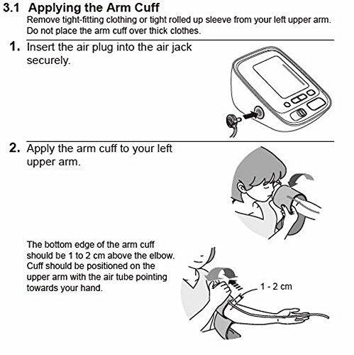 OMRON M3 Comfort Misuratore di Pressione da Braccio Digitale con Tecnologia Intelli Wrap Cuff per una Misurazione Precisa in Qualsiasi Punto del Braccio - 5