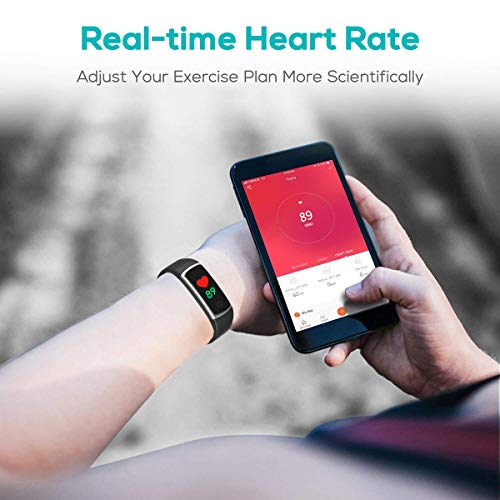 CHEREEKI Fitness Tracker, Orologio Fitness Braccialetto Pressione Sanguigna Cardiofrequenzimetro da Polso Impermeabile IP68 Smartwatch Contapassi Calorie Corsa Sport Watch - 4