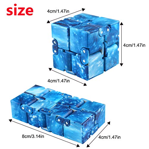 Andux Infinity Cube Fidget Toy Riduzione dello stress Giocattoli divertenti da dito JYMF-01 (#10) - 2