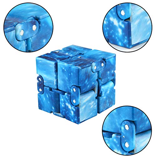 Andux Infinity Cube Fidget Toy Riduzione dello stress Giocattoli divertenti da dito JYMF-01 (#10) - 3