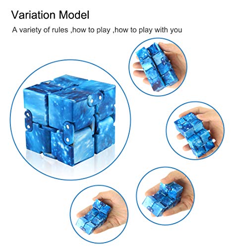 Andux Infinity Cube Fidget Toy Riduzione dello stress Giocattoli divertenti da dito JYMF-01 (#10) - 6