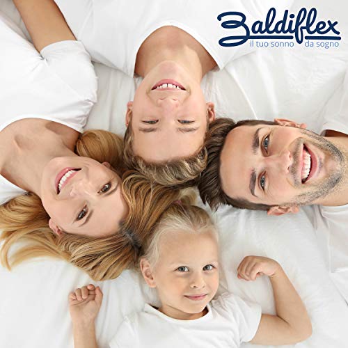 Baldiflex, Coppia Cuscini Memory Foam Ecologico Ecogreen Altezza 15 cm Fodera in Aloe Vera, Verde - 6