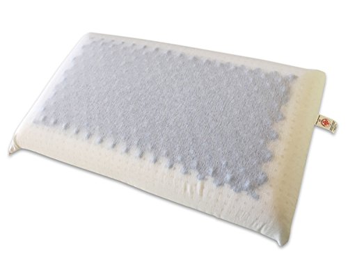 Marcapiuma – Coppia di Cuscini in Memory – Blue Air Massage – Ultra Traspirante Effetto Massaggio Fodera di Protezione 100% Cotone – Guanciale Memory Ortopedico Dispositivo Medico CE – Made in Italy - 4