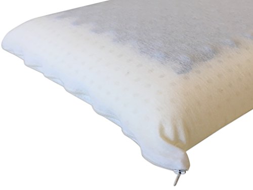 Marcapiuma – Coppia di Cuscini in Memory – Blue Air Massage – Ultra Traspirante Effetto Massaggio Fodera di Protezione 100% Cotone – Guanciale Memory Ortopedico Dispositivo Medico CE – Made in Italy - 5