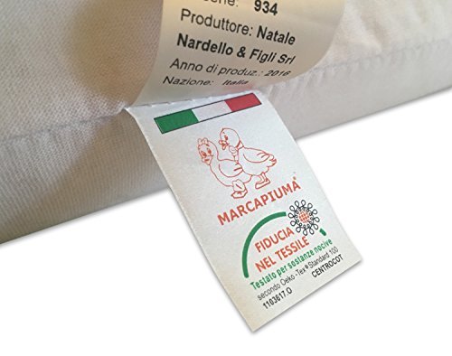 Marcapiuma – Coppia di Cuscini in Memory – Blue Air Massage – Ultra Traspirante Effetto Massaggio Fodera di Protezione 100% Cotone – Guanciale Memory Ortopedico Dispositivo Medico CE – Made in Italy - 7