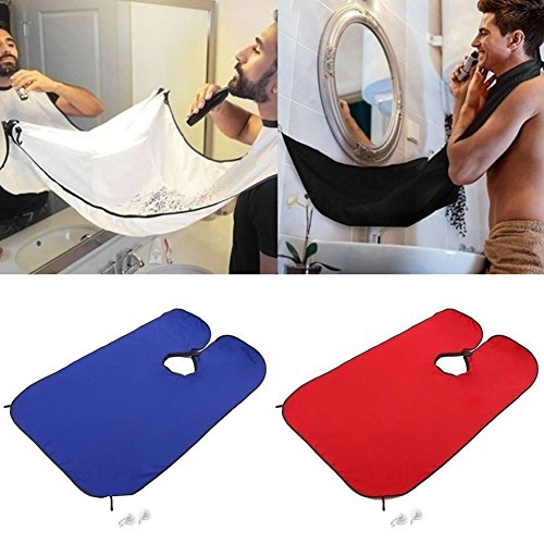 Grembiule da barba – Mantellina da barba da uomo, alla moda, accessorio da bagno creativo, idea regalo per papà, fidanzato e fratello - 5