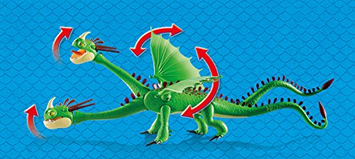 Playmobil 9458  – Dragons – Testabruta E Testaditufo Con Vomito E Rutto - 3