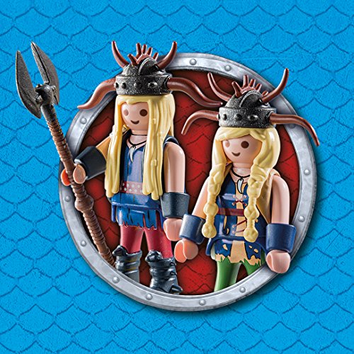 Playmobil 9458  – Dragons – Testabruta E Testaditufo Con Vomito E Rutto - 5