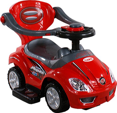 Baby Car – Auto per bambini ARTI 381 Mega Car Deluxe Red – Spingere – Giocattolo da tirare – Ride-On – Attivita giocattolo - 5