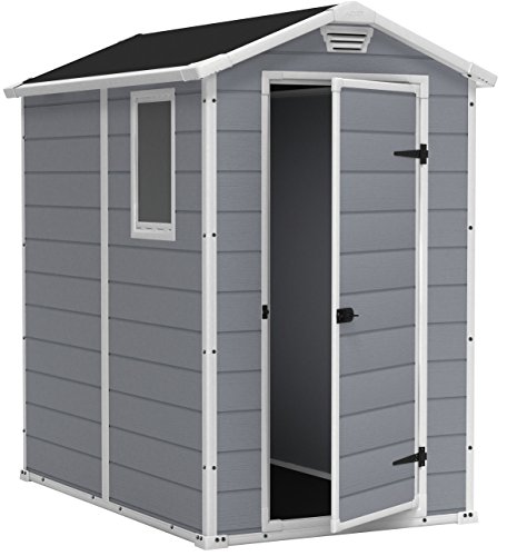 Keter Manor 46S Casetta, Grigio, 130x192x198 cm - 2