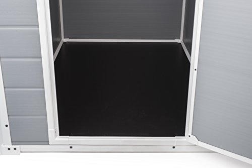 Keter Manor 46S Casetta, Grigio, 130x192x198 cm - 11