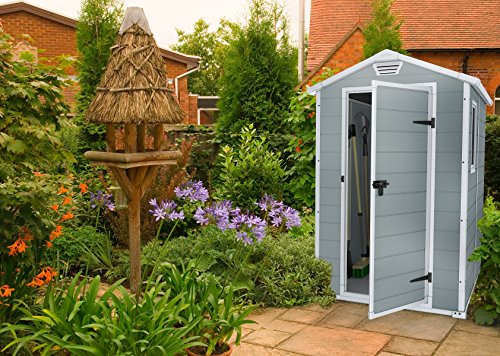 Keter Manor 46S Casetta, Grigio, 130x192x198 cm - 5