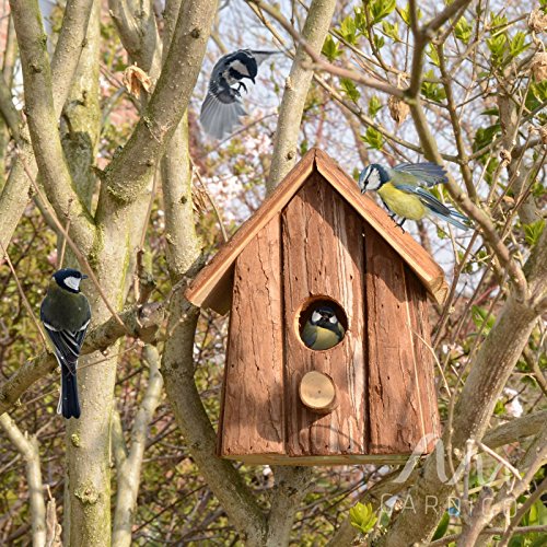 Gardigo – Nido per Uccelli; Casetta, Nido per Uccellini, Uccelli Selvatici in Legno, da esterno; Decorazione Giardino, Terrazza o Balcone - 3