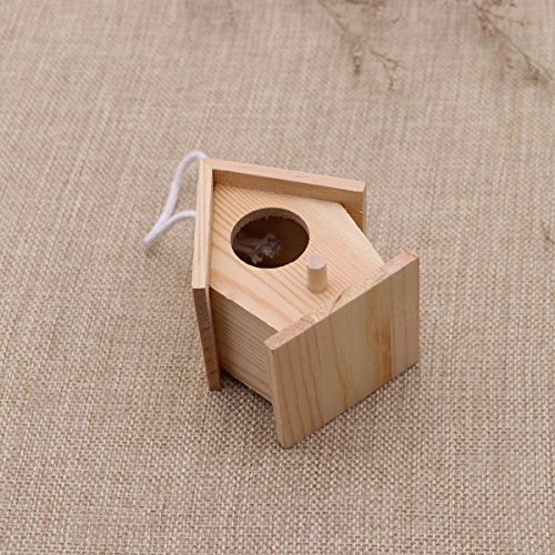 SUPVOX Nido per Uccelli Legno da Appendere 4 Pezzi - 3