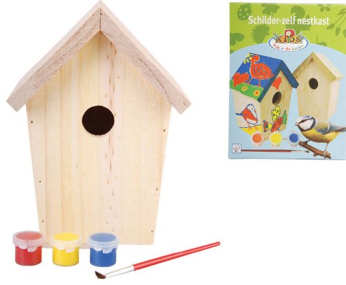 Esschert Design KG145 – Casetta per uccellini, in legno, da pitturare - 2