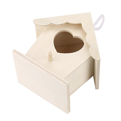 Winkey casetta e Nido per Uccellini, casetta per Uccelli in Legno da Esterno, casetta per Uccelli, Nido, Regalo Ideale per Gli Appassionati di Uccello, Birthday - 5