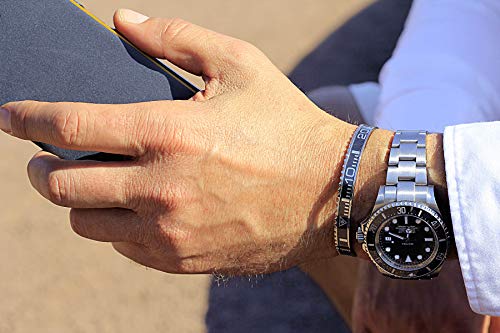 Bracciale rigido da Uomo – Si abbina perfettamente agli orologi sportivi Submariner/GMT Master, Seiko SKX, TAG Heuer, Omega, Tudor – Disponibile in diversi colori – Adattabile al polso. - 3