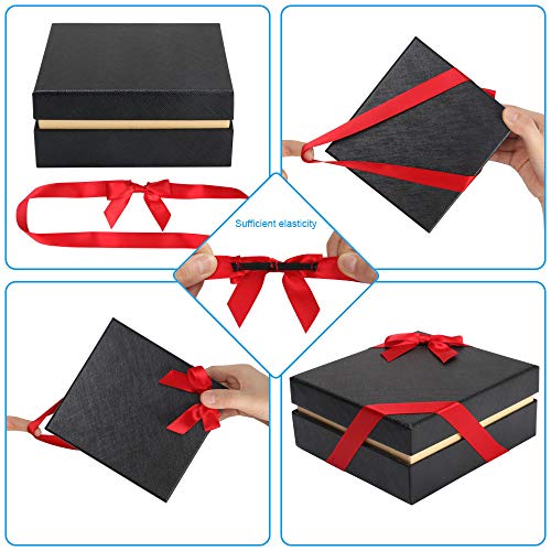 flintronic ® Cintura da Uomo in Pelle con Fibbia Automatica, Moda Cintura a Cricchetto 3.5cm * 130cm, con Portachiavi e Confezione Regalo - 6