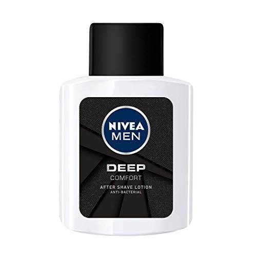 Nivea Men Deep Kit Set Regalo Uomo con Deep Schiuma da Barba 200 ml, Deep Deodorante Roll-on Antitraspirante 50 ml, Deep Lozione Dopobarba 100 ml - 6