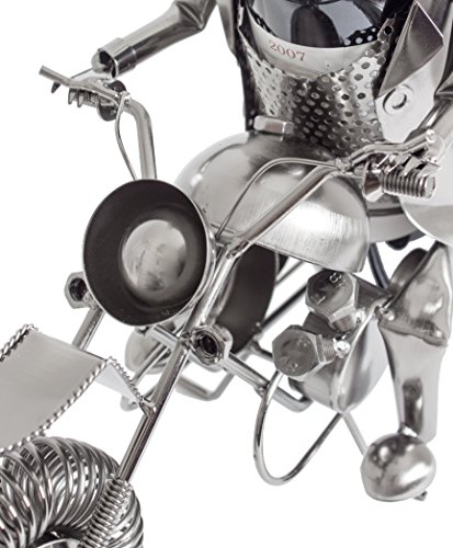 BRUBAKER portabottiglie dal design motociclista - 4