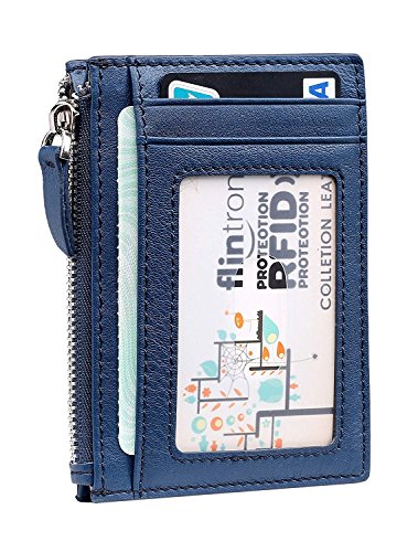 flintronic Carte di Credito e Tasche Pelle Portia Carte di Credito e Tasche Pelle, RFID/NFC Blocco Portafoglo - 5
