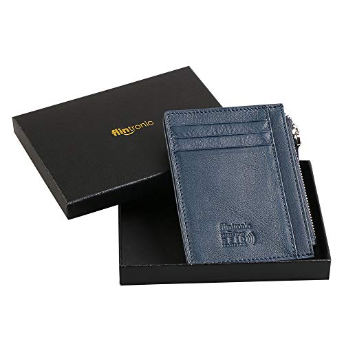 flintronic Carte di Credito e Tasche Pelle Portia Carte di Credito e Tasche Pelle, RFID/NFC Blocco Portafoglo - 7