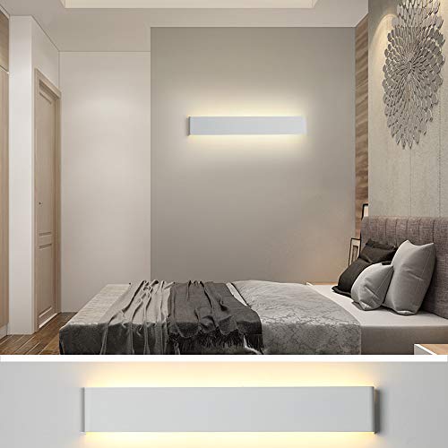 JAYMP Lampada da Parete Applique da Parete Interno Moderno Lampada da Parete Interna da 24W Lampada da Parete a LED Luce Bianca Calda Struttura in Metallo - 2