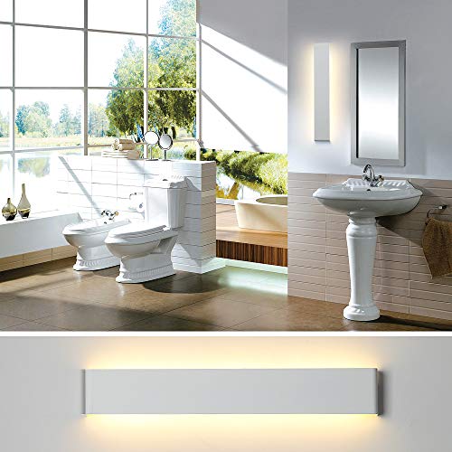 JAYMP Lampada da Parete Applique da Parete Interno Moderno Lampada da Parete Interna da 24W Lampada da Parete a LED Luce Bianca Calda Struttura in Metallo - 7