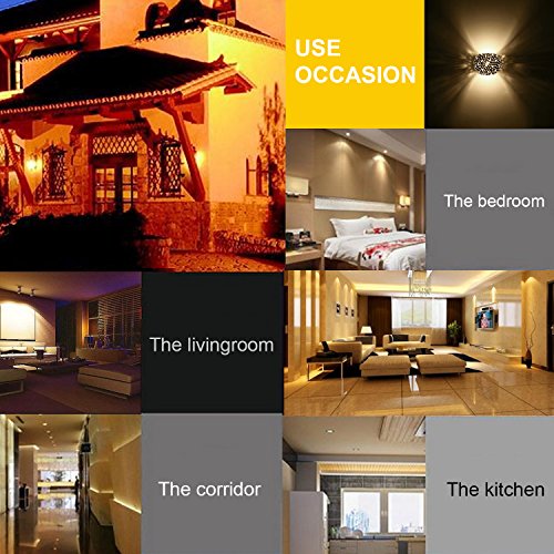 LED applique Lampada da Parete contemporanee con 5W LED Illuminazione A PareteTipo di protezione G9 Protezione ambientale del gesso Lampade a parete Bianco caldo - 6
