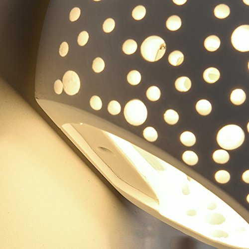 LED applique Lampada da Parete contemporanee con 5W LED Illuminazione A PareteTipo di protezione G9 Protezione ambientale del gesso Lampade a parete Bianco caldo - 7