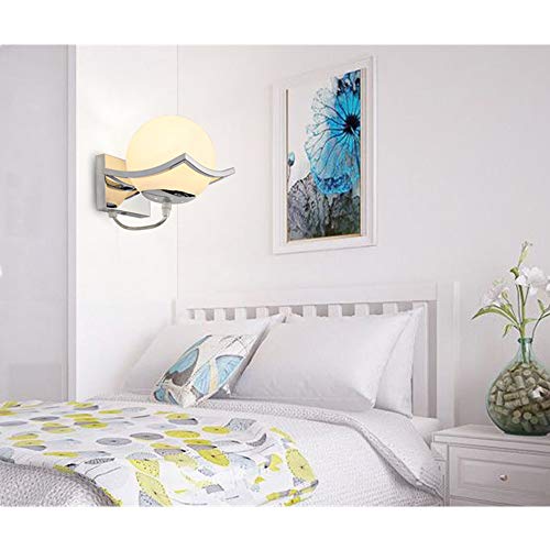 DAXGD LED Luci sfera di vetro Lampade da parete per la casa, Applique da parete Interno per camera da letto, soggiorno, corridoio - 7