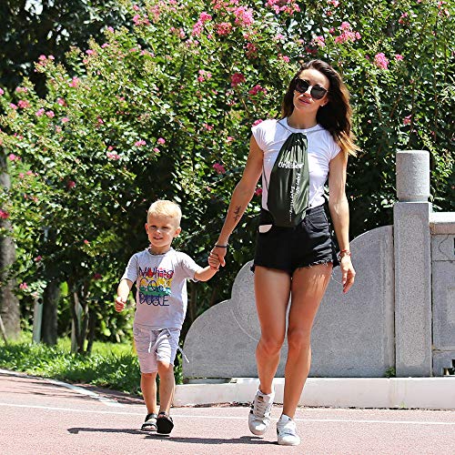 UrRider, seggiolino per Bicicletta per Bambini, Portatile, Pieghevole e Ultraleggero, con corrimano per Biciclette Cruiser, Biciclette Pieghevoli, City Shared, Blue - 5