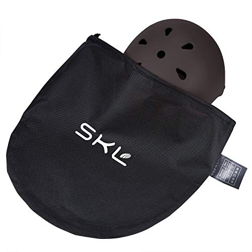 SKL Set di Casco, Ginocchiere, gomitiere e Guanti in Gel per Bambini, per Hoverboard, Scooter, BMX e Bicicletta (Nero) - 7