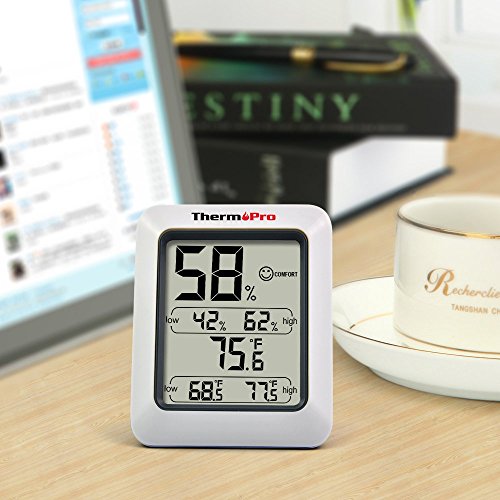 ThermoPro TP50 Termometro Igrometro Digitale/Termoigrometro Misura la Temperatura e umidità per Interno - 2
