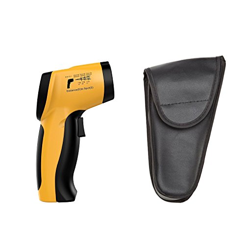 Dr.meter IR-20 Termometro Pistola Digitale ad Infrarossi per Esterni/interni con Fondina, Range da -50 a 550¡ãC; funzione trattenimento massimo/minimo, batteria inclusa, 12 mesi di garanzia - 7