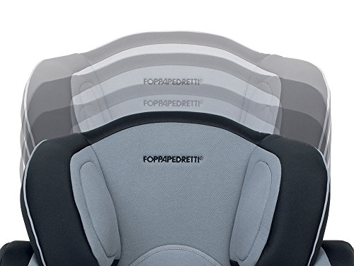 Foppapedretti Miestendo Fix Seggiolino Auto, Gruppo 2/3 (15-36kg), per Bambini da 3 a 12 Anni circa, Sistema Isofix, Nero/Argento - 3