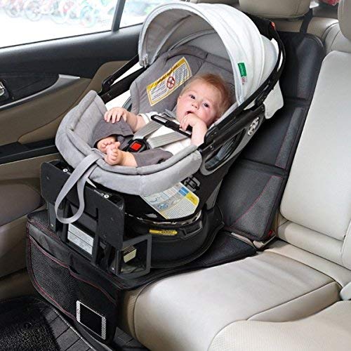 IREGRO Coprisedile auto, Protettore Seggiolino Auto, ideale per bambini/bebè/animali, per proteggere la tappezzeria in pelle del veicolo(2 Pacchi) - 2