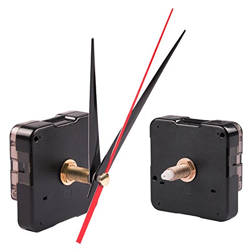 Meccanismo Orologio per Sostituire il Movimento al Quarzo di Un Orologio da Muro Pentolo Tavolo Meccanismi Orologi da Parete Silenzioso con Lancette delle Ore Minuti e Secondi per Filetto tra 0-16mm - 5