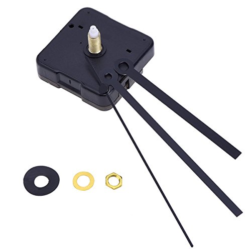 ULTNICE Set Movimento al quarzo Meccanismo Dell’orologio con 3 lancette (nero) - 2