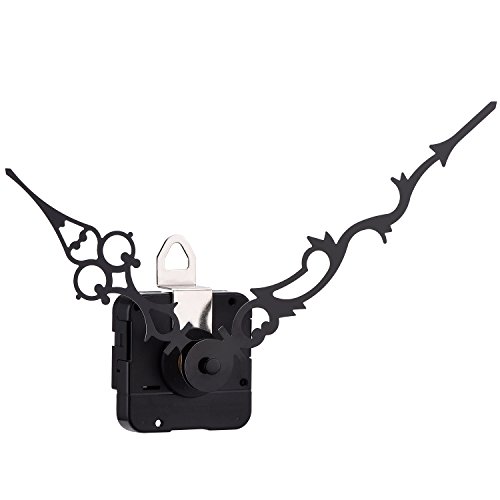 Mudder Meccanismo Movimento Orologio al Quarzo con 170 mm/ 6.7 Pollici Lancette Orologio per Fai Da Te Orologio da Parete (Nero) - 4