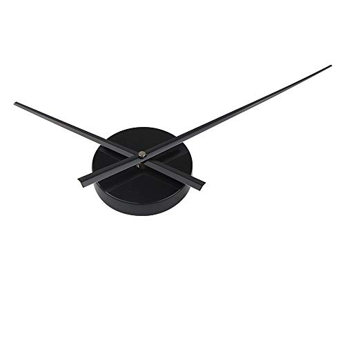 Timelike, lancette 3D con meccanismo al quarzo per orologio da parete 3D fai da te, accessori per l’arredamento della casa, colore nero - 2