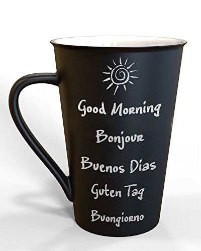 Iris&Boreas Tazza e Mug Ardesia Personalizzabile, Scrivere all’Infinito Messaggi, Regalo - 2